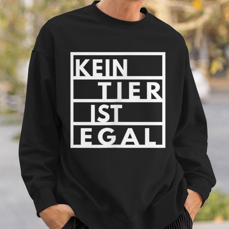 Vegetarianegan Goegan No Animal Is No Matter Animal Protection Sweatshirt Geschenke für Ihn