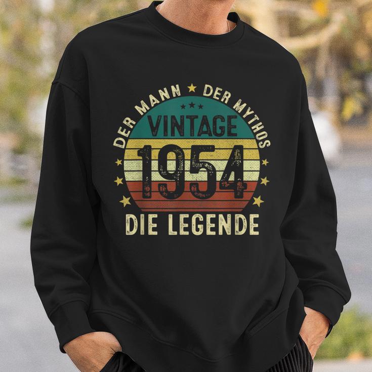 Vintage 1954 The Man Mythos The Legendary Since 1954 Sweatshirt Geschenke für Ihn