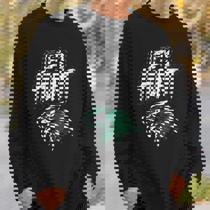Vintage Let’S Hunt Eagles Retro Hunting Sweatshirt Gifts for Him