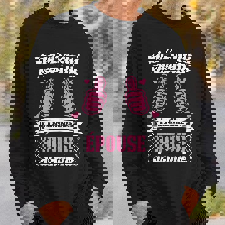 Voici À Quoi Ressemble La Meilleure Épouse Du Monde Mariage Sweater e Cadeaux pour lui