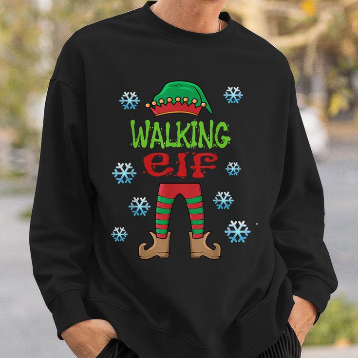 Walkers Lazy Christmas Costume Walking Elf Sweatshirt Gifts for Him