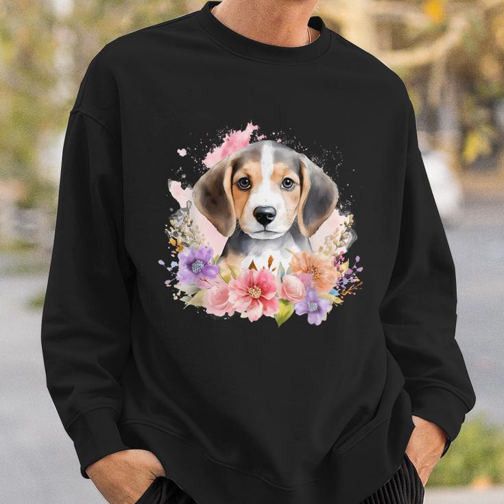 Watercolor Beagle Sweatshirt Geschenke für Ihn