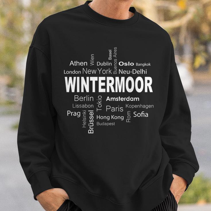 Wintermoor New York Berlin Wintermoor Meine Hauptstadt Sweatshirt Geschenke für Ihn