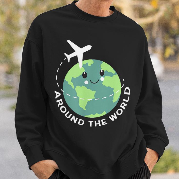 World Travel Around The World Trip Holidays Sweatshirt Geschenke für Ihn