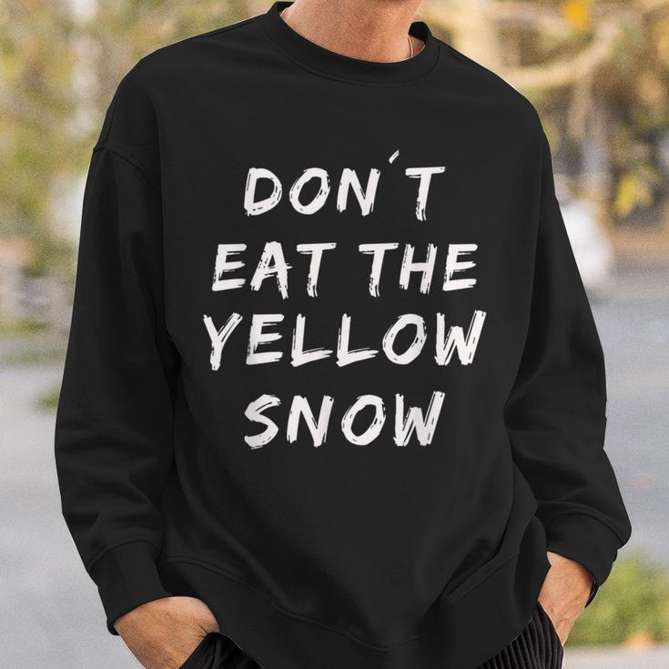 Yellow Snow Ski Snowboard Apres Ski Party Outfit Sweatshirt Geschenke für Ihn