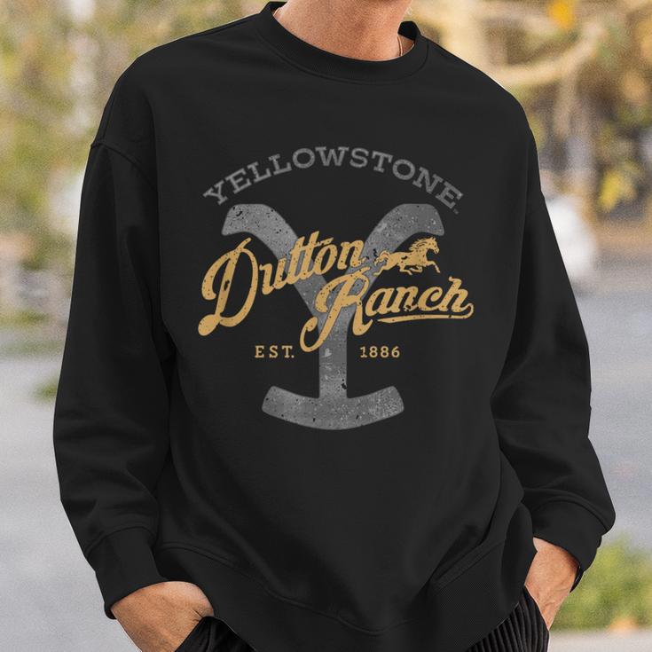 Yellowstone Dutton Ranch Est 1886 Iconic Logo Team Style Sweatshirt Geschenke für Ihn