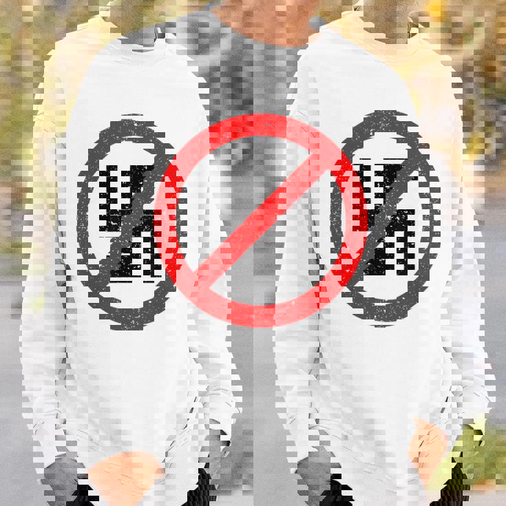 Anti-Nazi Anti-Facist Anti-Dictators Anti-Evil Sweatshirt Gifts for Him