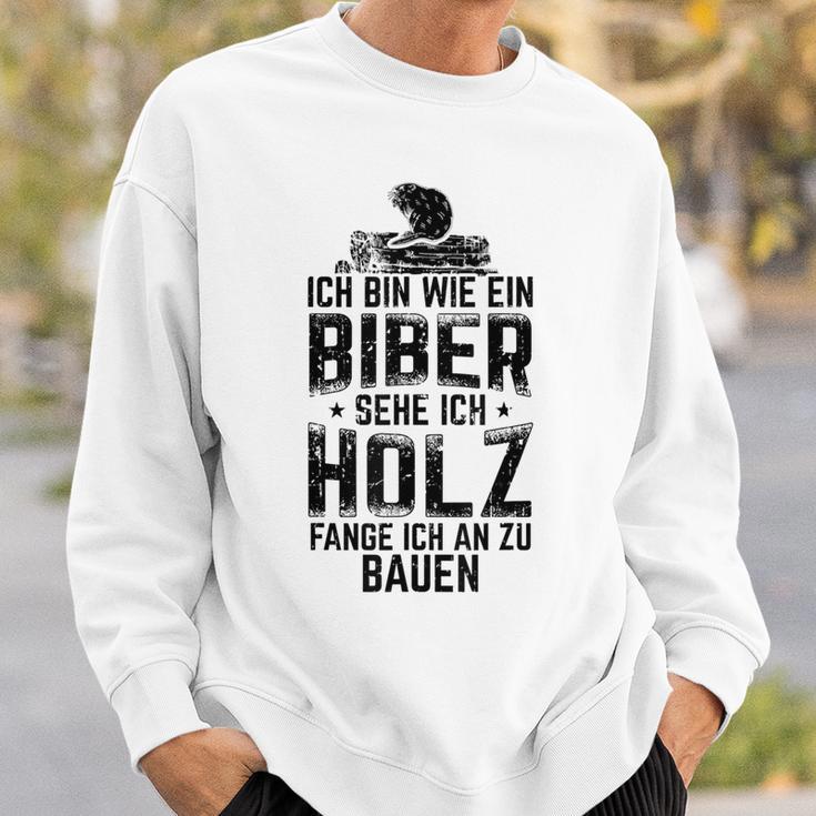 Beaver Wood Carpenters Carpenters Woodworm Carpenters Sweatshirt Geschenke für Ihn