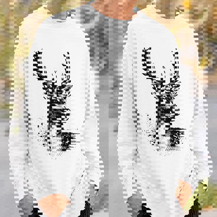 Chasseur Daim Cerf Motiv Chasse Chasseur Sweater e Cadeaux pour lui