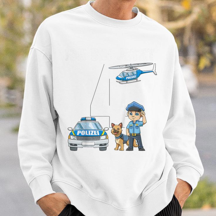 Children's 4Th Birthday Police Boy 4 Years Sweatshirt Geschenke für Ihn