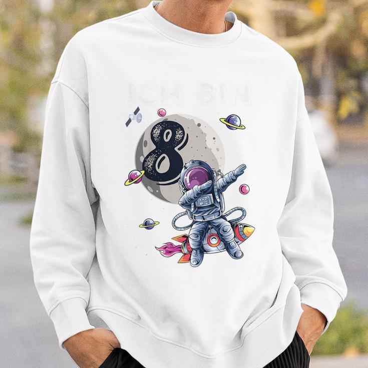 Children's Astronaut 8Th Birthday Boys 8 Years Space Astronomy Sweatshirt Geschenke für Ihn