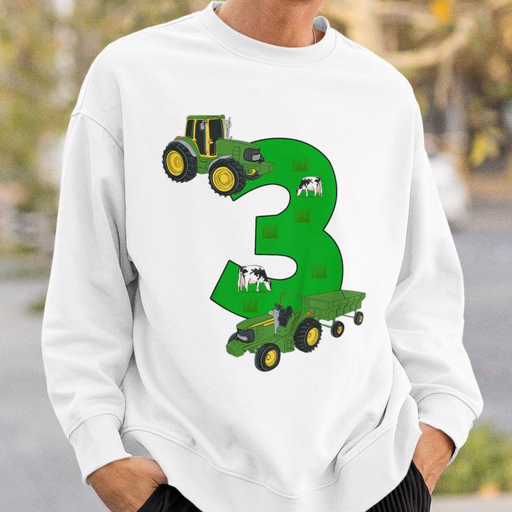 Children's Birthday 3 Years Tractor Tractor 3Rd Birthday Sweatshirt Geschenke für Ihn