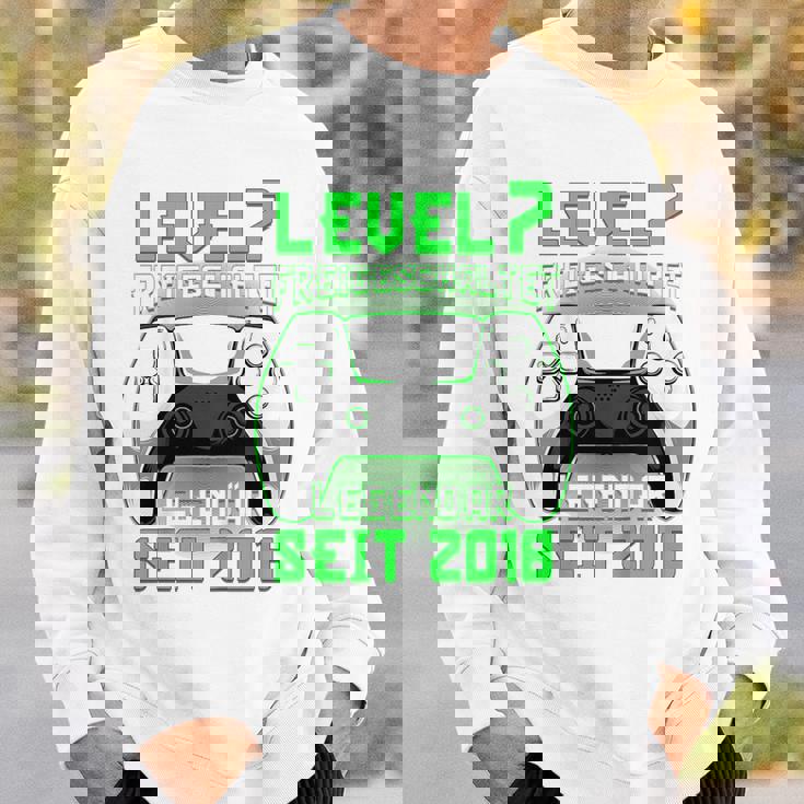 Children's Level 7 Birthday Boy Gamer 2018 7Th Birthday Sweatshirt Geschenke für Ihn