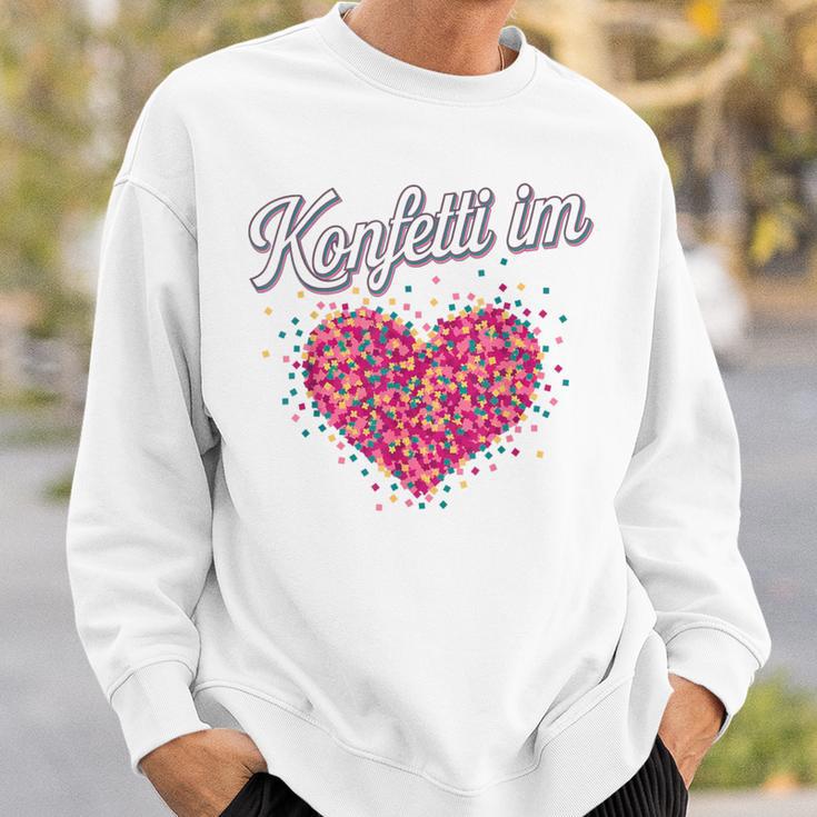 Confetti In The Heart Fancy Dress Carnival Confetti Costume Sweatshirt Geschenke für Ihn