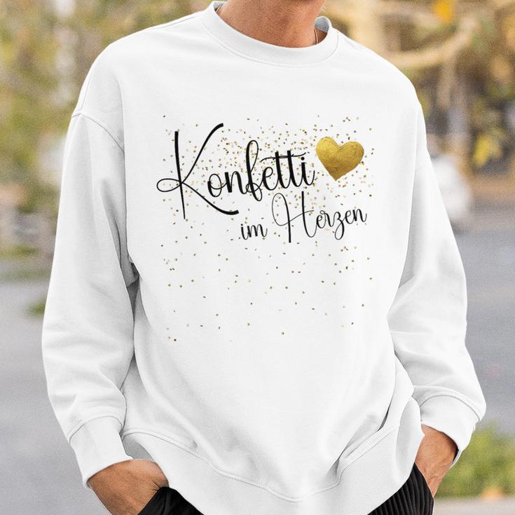 Confetti In Heart Fancy Dress Confetti Carnival Outfit Sweatshirt Geschenke für Ihn