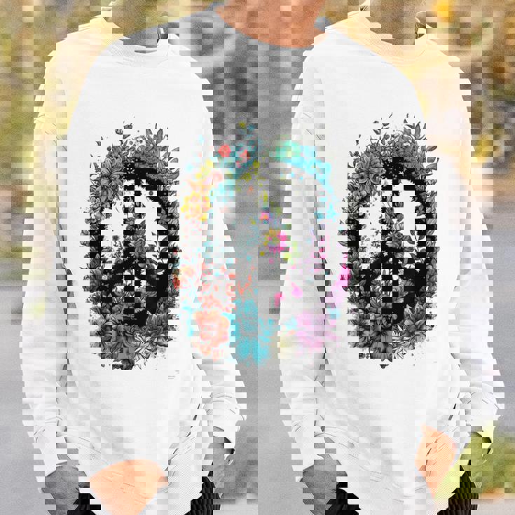 Cravate De Costume Hippie Avec Symbole De La Paix Des Années 60 Et 70 Sweater e Cadeaux pour lui