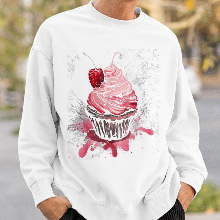 Cupcake-Weinlese Sweatshirt Geschenke für Ihn