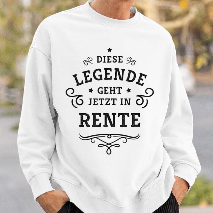 Dese Legende Geht Jetzt In Rente This Legend Goes Now In Sweatshirt Geschenke für Ihn