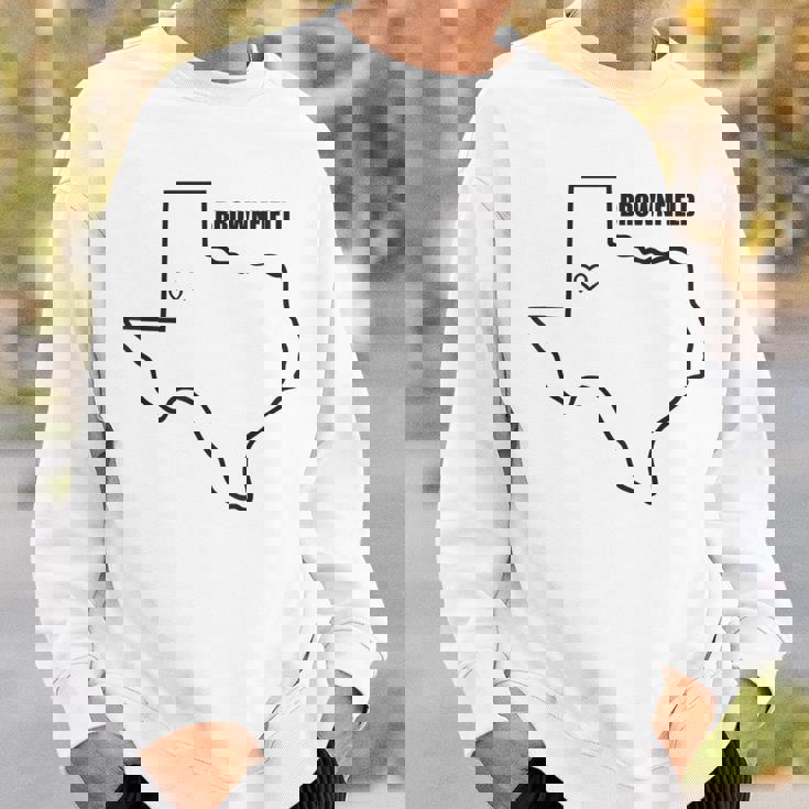 Epic Threadz Carte De L'état Du Texas Brownfield Tx Sweater e Cadeaux pour lui