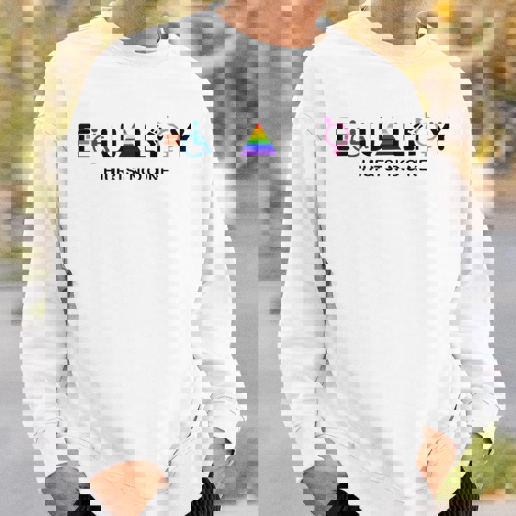 Equality Hurts No One Equal Rights Sweatshirt Gifts for Him