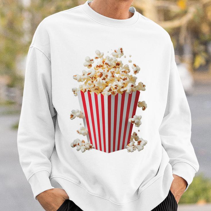 Fancy Dress & Carnival Retro Popcorn Costume Blue Sweatshirt Geschenke für Ihn