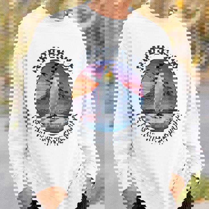 Flippers Up I Stand With The Penguins Sweatshirt Seseable UK