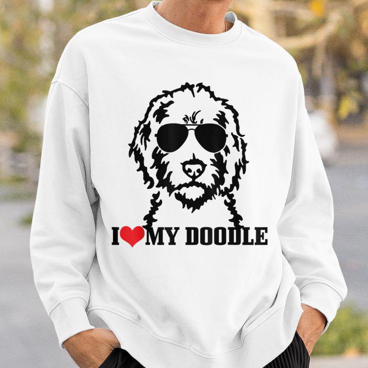 Goldendoodle I Love My Doodle Labradoodle Golden Doodle Dog Sweatshirt Geschenke für Ihn