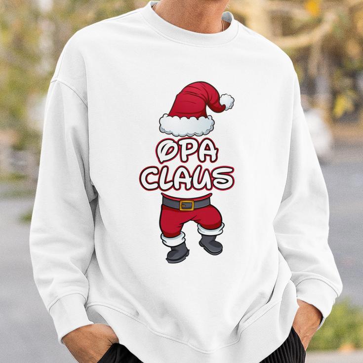 Grandpa Claus Christmas Family Partner Look Santa Claus Long-Sleeved Sweatshirt Geschenke für Ihn