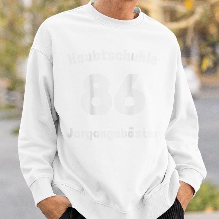 Haubtschuhle 86 Jargangsbäster Humour Graduation Sweatshirt Geschenke für Ihn