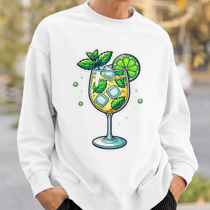 Hugo Spritz Holunder Sommer Sekt Prosecco Team Cocktail Sweatshirt Geschenke für Ihn