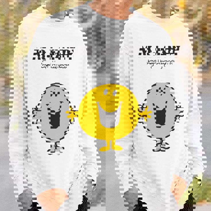 Mr Mr Happy Sweatshirt Geschenke für Ihn