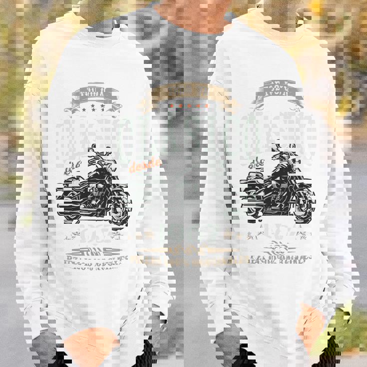 Nacido En 1967 58 Años Cumpleaños Moto Biker Hombre Motero Manga Larga Camisa de entrenamiento Regalos para él