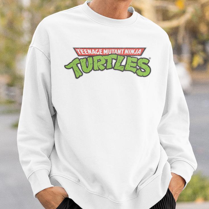 Nage Mutant Ninja Turtles Retro Logo Blue Sweatshirt Geschenke für Ihn