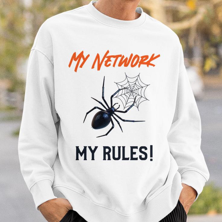 My Network My Rules Lustiges It Cyber Security Sweatshirt Geschenke für Ihn