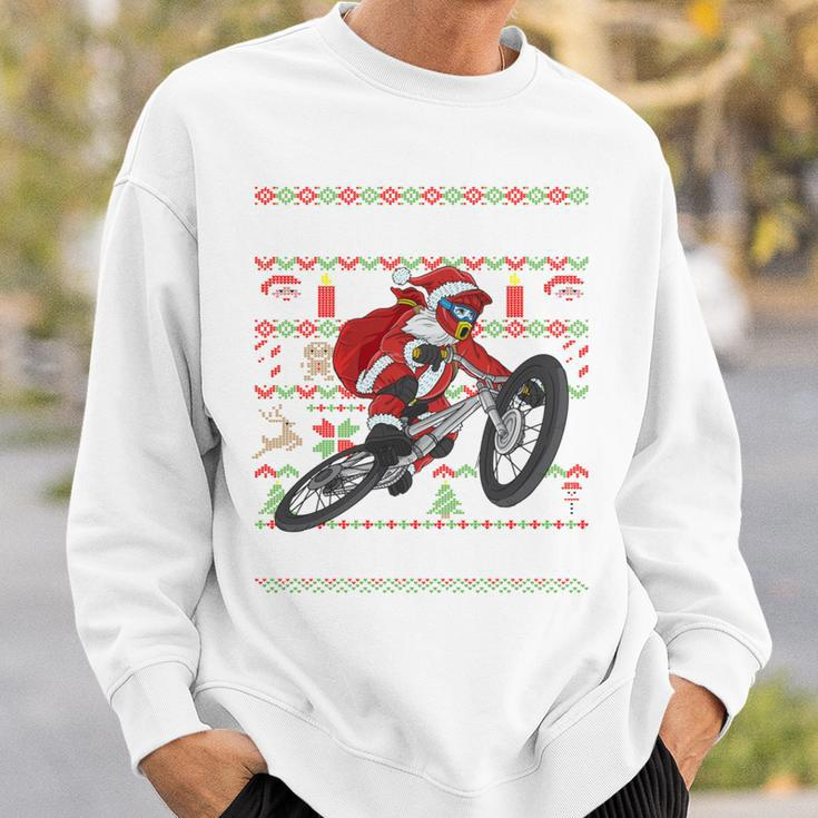 Oh What Fun It Is To Ride Mountain Bike Mtb Ugly Christmas Sweatshirt Geschenke für Ihn