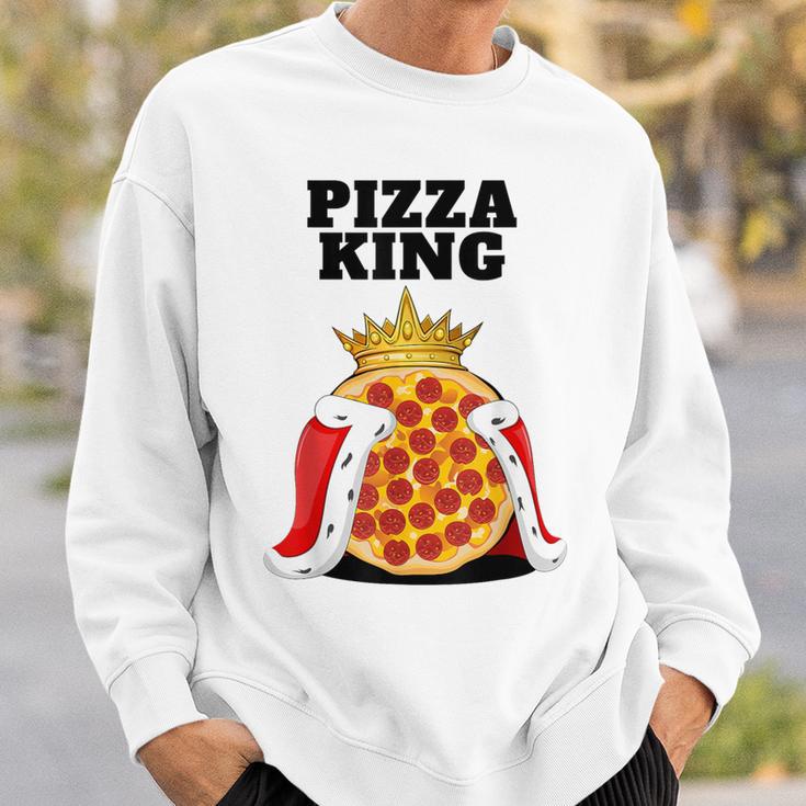 Pizza King Pizza Lovers Sweatshirt Geschenke für Ihn