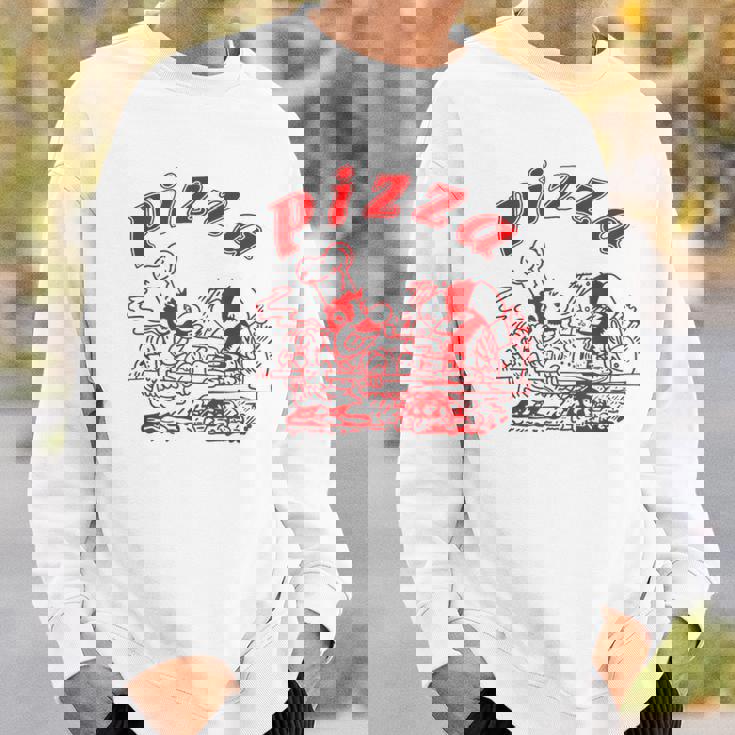 Pizza Liebe Pizzaschachtel Italiano Italien Fun Karton Pizza Sweatshirt Geschenke für Ihn