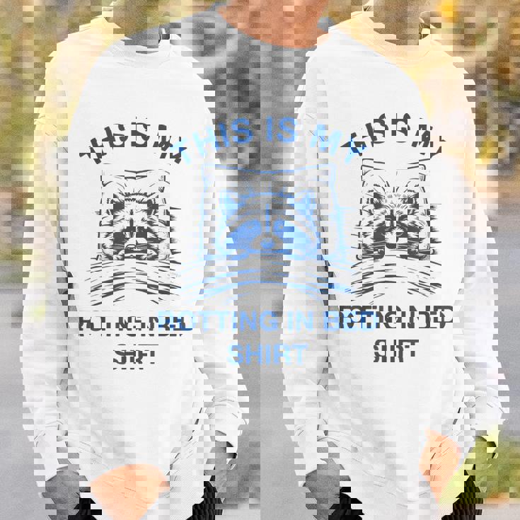 Raccoon Meme Sweatshirt - Sarcastic Humor - Cozy Unisex Pullover Gifts for Him