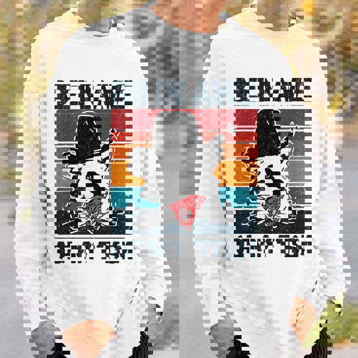 Vintage Autism Raccoon Sweatshirt - Celebrate Uniqueness Gifts for Him