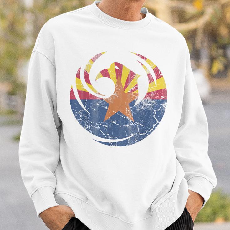 Vintage Fade Phoenix Arizona FlagSweatshirt Geschenke für Ihn