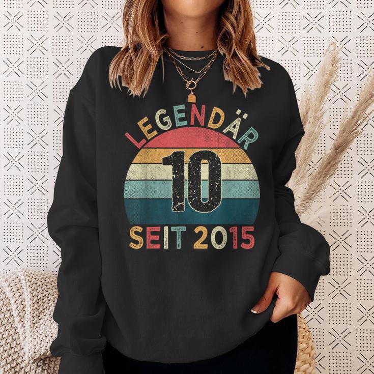 10 Geburtstag Legendär Seit 2015 Jahrgang 10 Jahre Alt Sweatshirt Geschenke für Sie