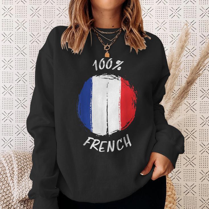 100 Französisches Hemd Stolzes Französisches Hemd Flagge Frankreich Sweatshirt Geschenke für Sie