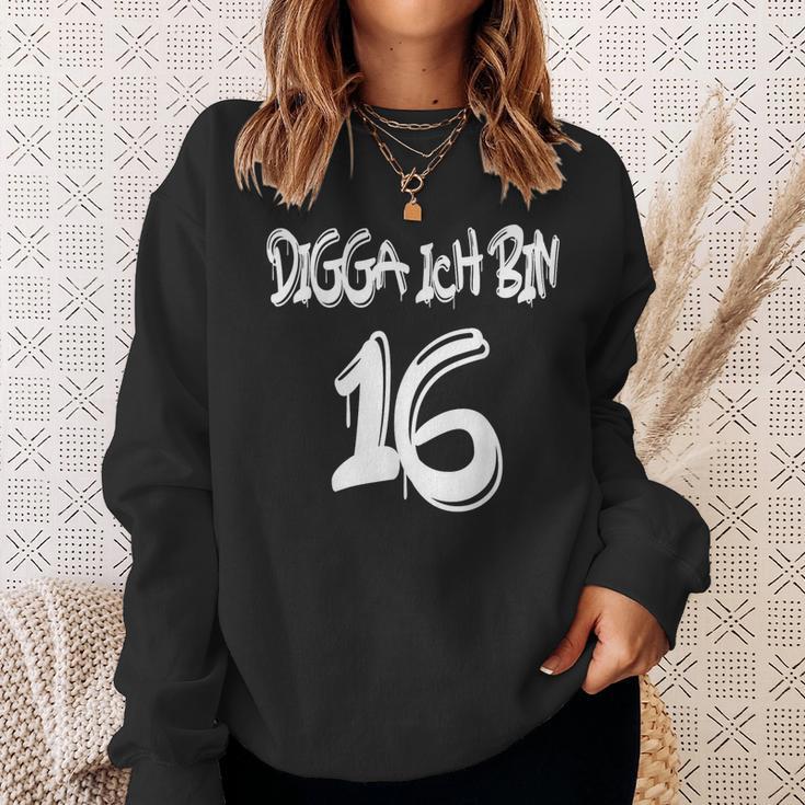 16Th Birthday Idea Digga I'm 16 Sweatshirt Geschenke für Sie