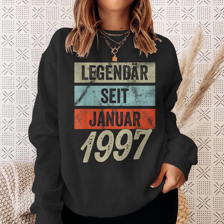 25Th Birthday Man 25 Years Legendary Since January 1997 Sweatshirt Geschenke für Sie