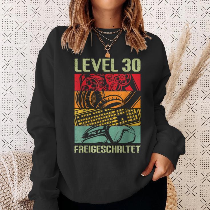 30Th Birthday Man Decorative Gamer Gamer Gamer For 30 Years Man Sweatshirt Geschenke für Sie