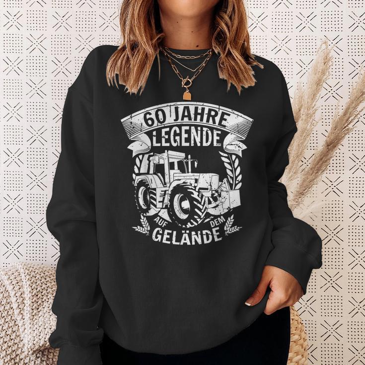 60Th Birthday Farmer 60 Years And A Legend Sweatshirt Geschenke für Sie