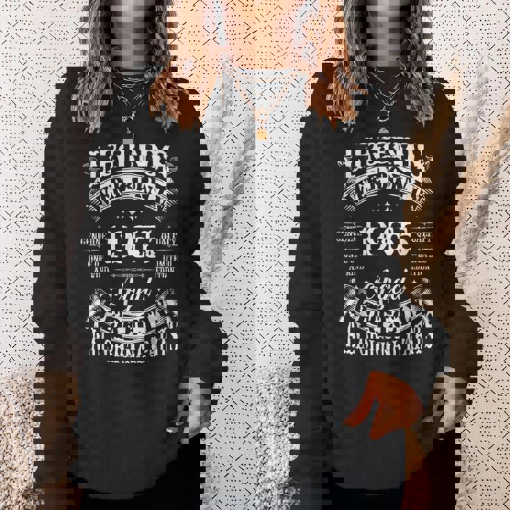 60Th Birthday Vintage Legends Born In 1965 60 Years Old Sweatshirt Gifts for Her