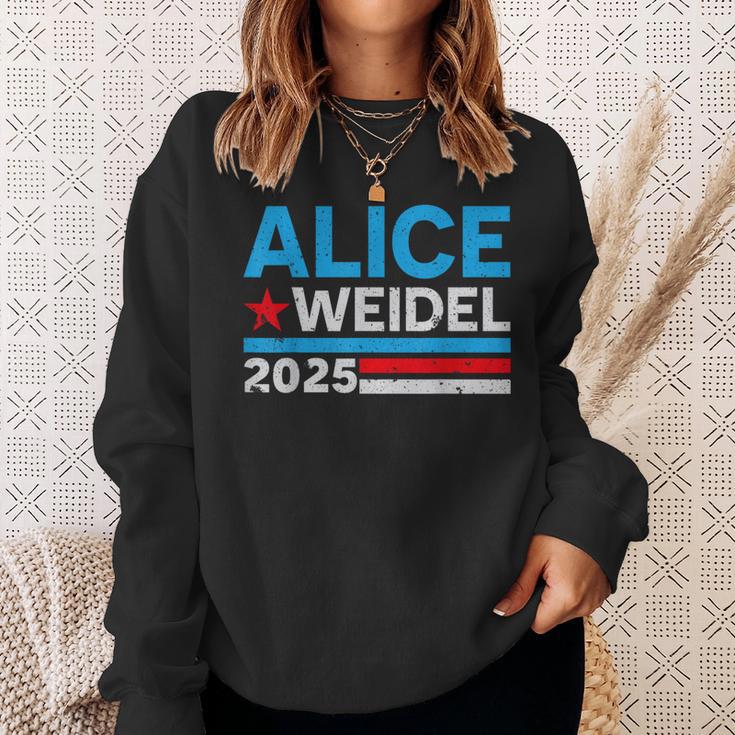 Alice Weidel Fan Item German Chancellor 2025 Alice Weidel Blue Sweatshirt Geschenke für Sie