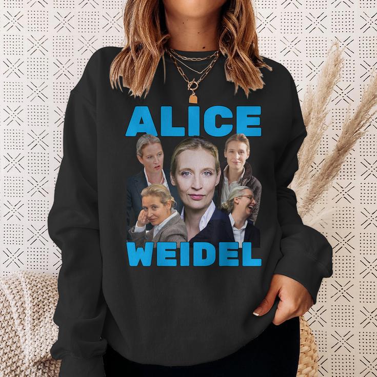 Alice Weidel Fan Merch Blue Sweatshirt Geschenke für Sie