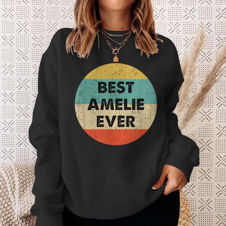 Amelie First Name Sweatshirt Geschenke für Sie